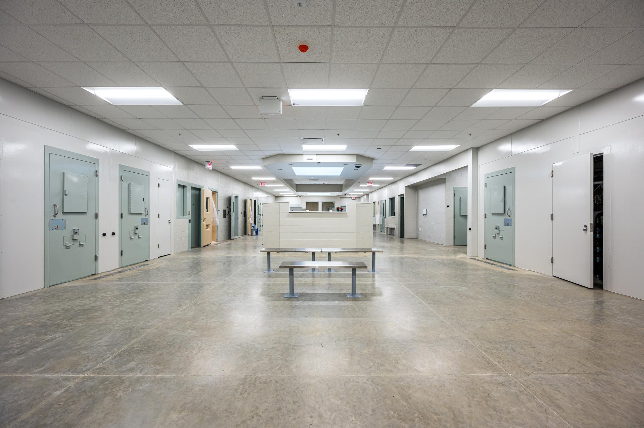 an image of a booking area of a jail